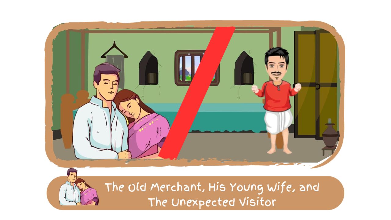 The Old Merchant, His Young Wife, and The Unexpected Visitor