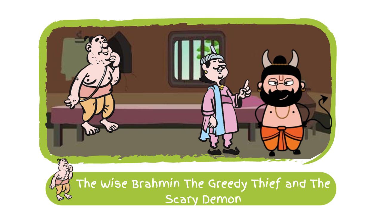 Panchatantra-Story-The-Wise-Brahmin-The-Greedy-Thief-and-The-Scary-Demon