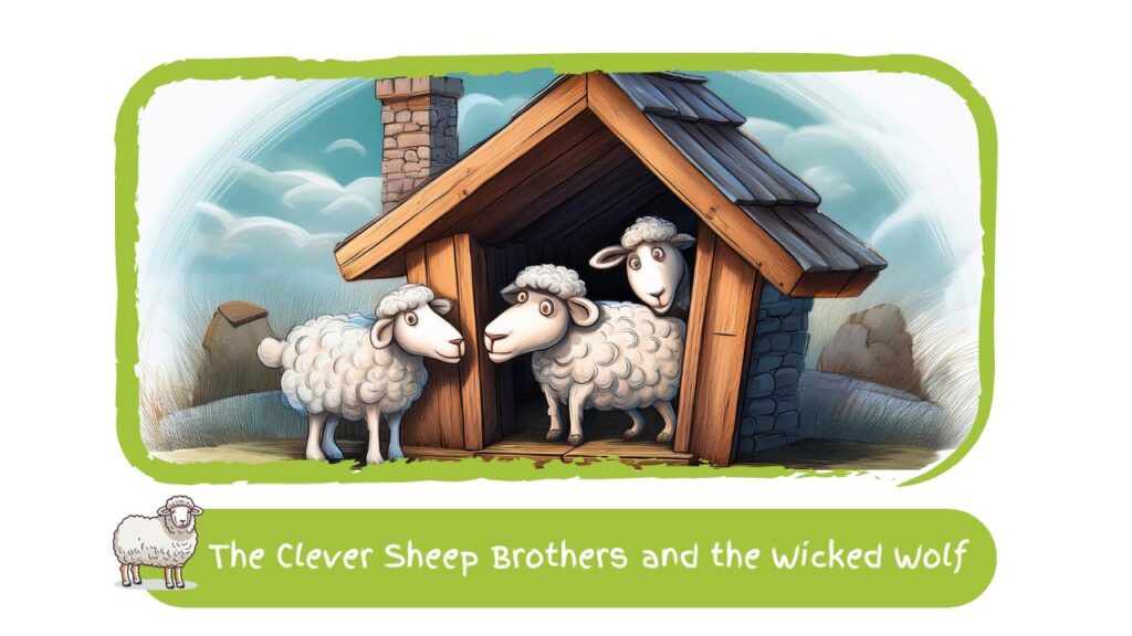 The Clever Sheep Brothers and the Wicked Wolf Moral Story