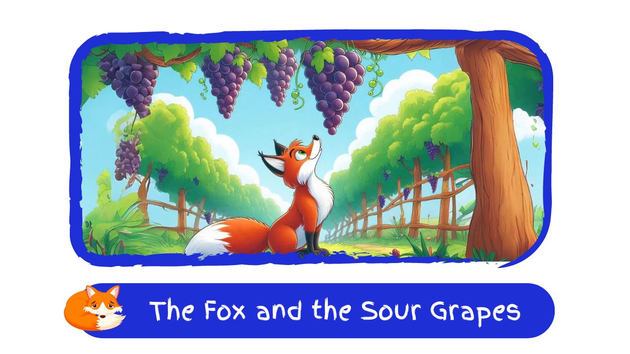 The Fox and the Sour Grapes Moral Story